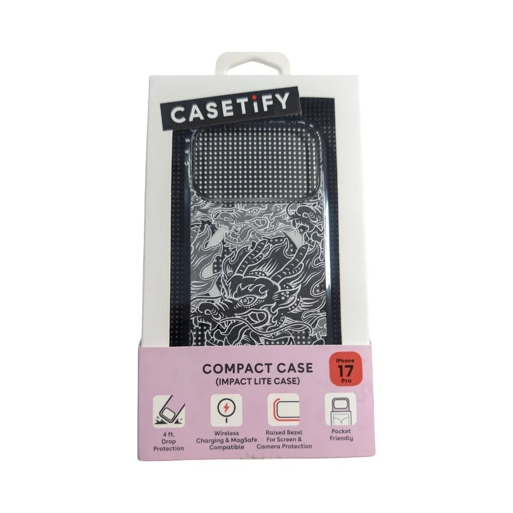Cc7-O‎ CASETiFY Compact Case Lite Impact - Apple iPhone 17 Pro - Dragon